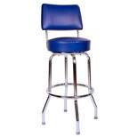 24" Floridian Back Rest Swivel Counter Height Barstool - Richardson Seating