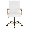 Merrick Lane Contemporary Mid-Back Home Office Chair with Padded Arms - 4 of 4