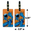 Sesame Street Vintage Cookie Monster Luggage ID Tags Set of 2 - 4 of 4