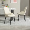DYHOME Dining Chairs Modern Kitchen Chairs Set of 2, PU Leather Restaurant Chairs - 2 of 4