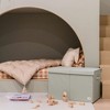 3 Sprouts Kids Recycled Fabric Folding Toy Chest - Solid Green - 2 of 4