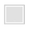 30 x 28 Inch LED Bathroom Mirror with Front and Backlight,Wall Mounted Vanity Mirror with Aluminum Frame,Anti-Fog, Memory, 3 Colors, Stepless Dimmable - 2 of 4