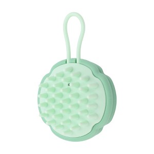 Unique Bargains Hangable Massage Hair Brush 4.33"x2.76"x1.38" Green 1 Pc - 1 of 4