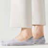 Alilang Men's 5 Pairs Low Cut Mesh Socks with Non-Slip Heel and Soft Stretch Fit - 4 of 4