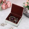 Vintage Metal Jewelry Box Floral Gorgeous Jewelry Trinket Box for Ring Earrings Necklace - 3 of 4