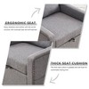 CAVINAS 360° Swivel Linen Accent Chair,High Back Padded Armchair with Storage,Modern Living Room Sitting Chair with Nailhead Trim - 4 of 4