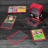 Monster Top Loaders for Trading Cards - 25, 3x4" Clear Hard Plastic Protector w Red Border- Compatible w Yugioh, Sports & More - 3 of 4