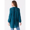Roaman's Women's Plus Size Sequin Floral Tunic - 3 of 4