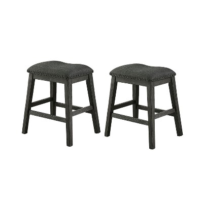 NicBex Set of 2 Bar Stools for Kitchen Island,Faux Leather Counter Bar Stools,Bar Chairs for Dining Rooms,Kitchens Islands
