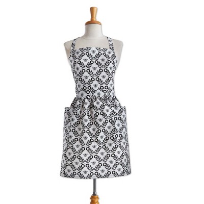 tag Bee Hostess Cooking Baking Apron Cotton Machine Wash, One Size Fits Most, Neck Ties, Waist Ties, Pockets, Hang Tag