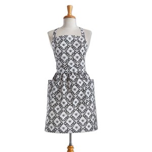 tag Bee Hostess Cooking Baking Apron Cotton Machine Wash One Size Fits Most Neck Ties Waist Ties Pockets Hang Tag - 1 of 1