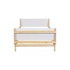 Twin Size Platform Bed with Built-in Bed-end Book Storage Rack, Headboard, Footboard and Safeguard Boards-ModernLuxe - 4 of 4