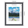 Amanti Art Eva Black Silver Thin Picture Frame - 4 of 4