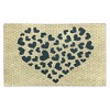 J&V TEXTILES "Hearts" Outdoor Coir Doormat 18" x 30" - 3 of 4