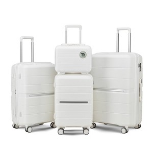 Cesicia Luggage Sets, 4 Piece(14''/20''/24''/28'') PP Lightweight & Durable Expandable suitcase - 1 of 4