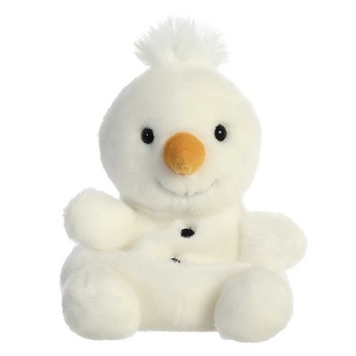 Aurora Mini Froyo Snowman Palm Pals Adorable Stuffed Animal White 5"