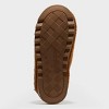 dluxe by dearfoams Women's Saffron Teddy Scuff Slippers - 4 of 4