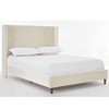 KIGFTSOD Traditional Hand Buttoned Tufting Upholstered Bed with 54" High Headboard and Nailhead Trim Wingback - 3 of 4
