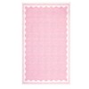 Modern Washable Area Rug for Living Room, Bordered Print Floor Rug with Non Slip Backing, Low Pile Stain Resistant Indoor Carpet for Bedroom - 3 of 4