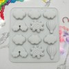 Unique Bargains Chocolate Mould 12-Cavity Sky Theme Candy Mould Hand Wash 6.5"x5.87"x0.63" 1 Pc - 2 of 4
