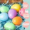 Joyfy 100/150 Pcs Pastel/Colorful Easter Eggs, Large Plastic Eggs Empty Fillable Eggshells for Easter Hunt, Basket Stuffers, Classroom Prize Supplies - 2 of 4