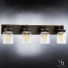 Urban Ambiance Luxury Modern Farmhouse Industrial Bath Fixture,  8-5/8"H x 30-1/4"W,  Olde Bronze Finish, UHP2145 - 3 of 4