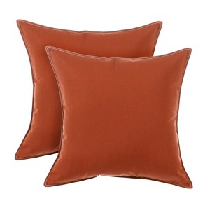2pc Sunbrella Indoor/Outdoor Throw Pillow Set - Sorra Home - 1 of 4