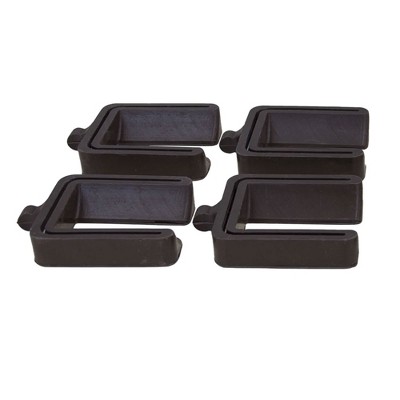 Kings Brand Chrome Bed Frame Glides – Replace Wheels With Legs – Set Of 4