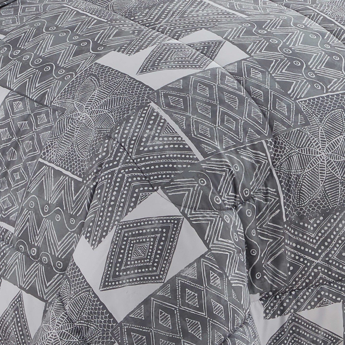 Постельное бельё Sweet Home Collections 7pc Tulsa Bed-in-A-Bag Printed Comforter Set - King — фото 4