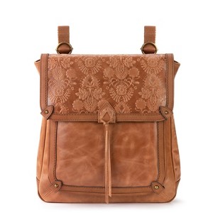 The Sak Women's Convertible Backpack Tobacco Floral Emboss - 1 of 4