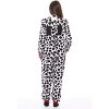 #followme Womens One Piece Dalmation Adult Bodysuit Hooded Pajamas - 4 of 4