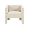Modern Barrel Accent Chair, Chenille Upholstered Armchair Reading Chair - ModernLuxe - 4 of 4