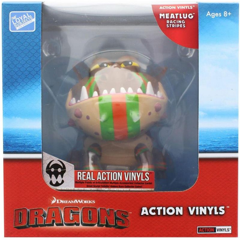The Loyal Subjects How To Train Your Dragon 6" Action Vinyl: Meatlug w/ Racing Stripes, 2 of 3
