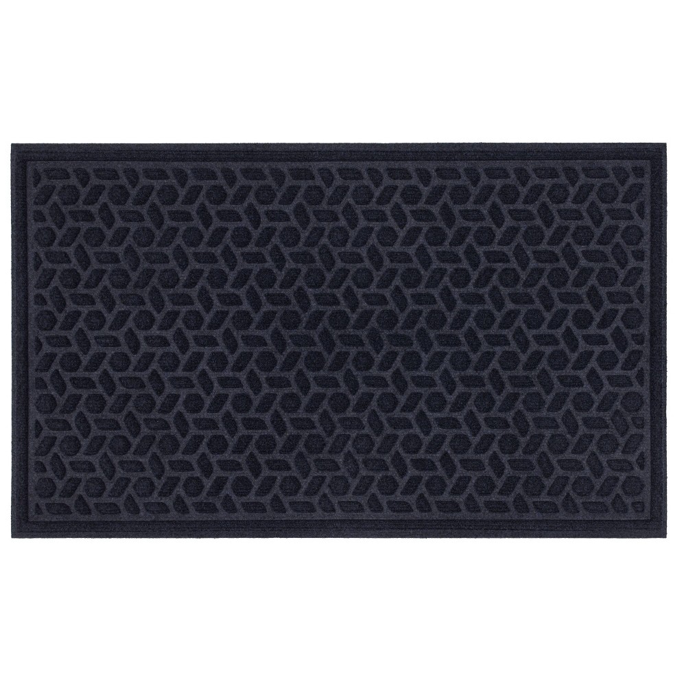 Photos - Doormat Mohawk 1'6"x2'6" Solid Tufted  Navy  