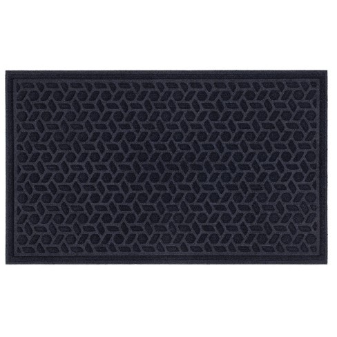 1'6"x2'6" Solid Tufted Doormat Navy - Mohawk - image 1 of 4