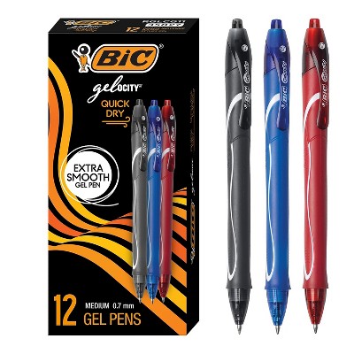 BIC Gel-ocity Quick Dry Gel Medium Point Assorted Ink 2728326