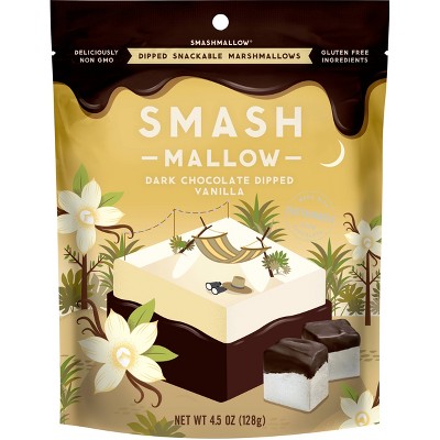 Smashmallow Chocolate Dipped Vanilla Marshmallow - 4.5oz