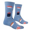 Crazy Socks, Women's, Food, Breakfast Coffee Ice Cream, Crew Socks, Novelty Cute - image 3 of 4