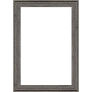 Amanti Art 21"x15" Regis Barnwood Gray Narrow Framed Magnetic Dry Erase Board - 1 of 4