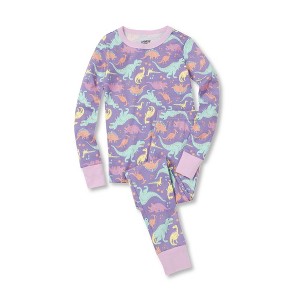 Lands' End Kids Pattern Snug Fit Pajama Set - 1 of 2