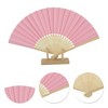Unique Bargains Halloween Christmas Portable DIY 7-Inch Blank Folding Fan 1 Pc - 3 of 4