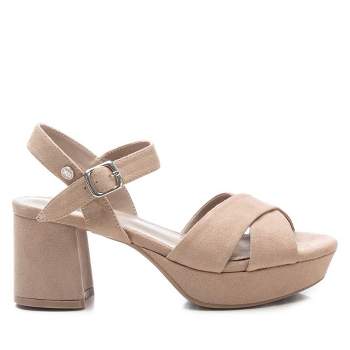 Xti Women's Suede Cross Strap Sandals 141163