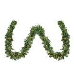 Northlight 50' x 14" LED Lighted Ashcroft Cashmere Pine Commercial Christmas Garland - Clear Lights