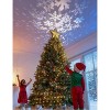 Aoibox Christmas Tree Topper Star 3D Hollow Gold Star with Rotating LED Snowflake Projector Fits Most Trees 9.8in x 9.4in 1 Piece - 3 of 4