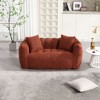 NicBex Chenille High Back Bean Bag Chair,Lazy Loveseat Sofa with 2 Pillows and High Resilience Foam for Living Room,Bedroom,Apartment - 2 of 4