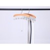 REGALWOVEN 2 Pcs Bra and Belt Hangers, Wood Space Save Durable Clothes Hangers 8 Hooks - 4 of 4