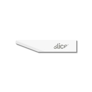 Slice 10518 Replacement Craft Knife Scalpel Blades - Straight Edge, Rounded Tip - Finger-Friendly Safety Blade - Pack of 4 - 1 of 3