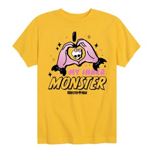 Boys' - Monster High - I Heart My Inner Monster Short Sleeve Graphic T-Shirt - 1 of 4