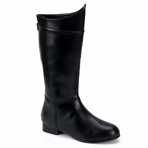 Black Shazam Superhero Mens Costume Boots - 1 of 4