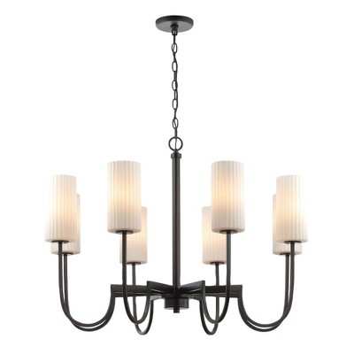 Maxim Lighting Town And Country 8 - Light Chandelier in  Black